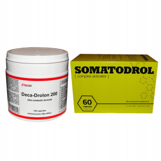 Testosterón - Somatodrol + Deca 200 Deka Metanabol steroid