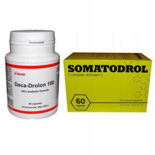 Somatodrol + Deca Drolon HGH Deka Metanabol Steroid