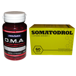 Testosterón - Somatodrol + OMA HGH Winstrol Metanabol Prorocony