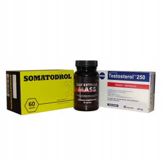 Testosterón - Somatodrol + test extrémne hmoty + testosterol. Sila