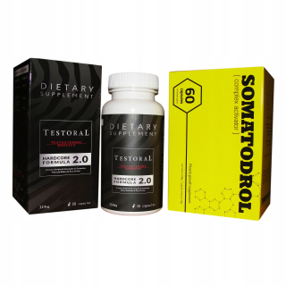 Testosterón - Somatodrol + Testoreal Winstrol Meta Steroid