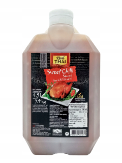 SLADKÁ sladká CHILI omáčka 4,5l SKUTOČNÁ thajská pre KURACIE