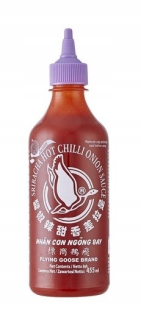 Japonska kuchyňa - Chili Srirach omáčka s cibuľou 455 ml - ostré