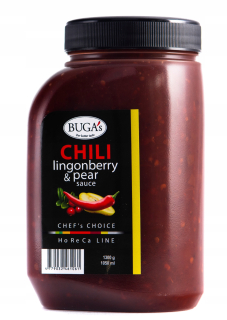 Chili omáčka s čučoriedkami a hruškou, chutné