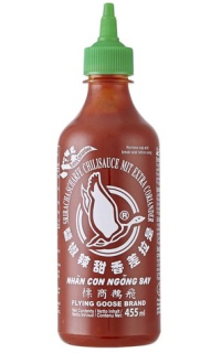 Chilli Srirach Sauce s Coriander, Chilli 60% 455ml