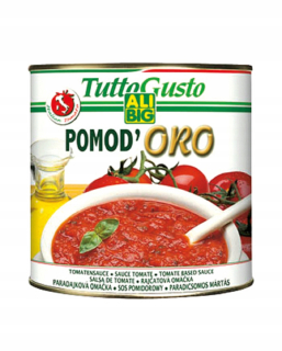 Paradajková omáčka HUGLI TUTTO GUSTO 2550 g s bylinkami