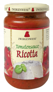 Paradajková omáčka s ricotta bezlepkovým bio 350 g ZW