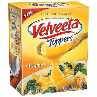 Originál Velveeta Toppers 340g syrová omáčka s USA