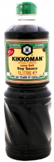 Japonska kuchyňa - Menej sójovej omáčky 43% menej soli 1L - Kikkomán