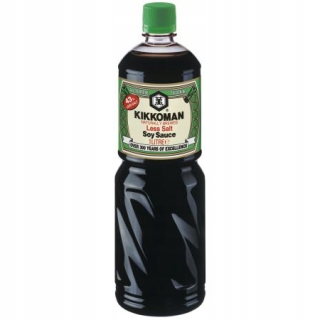 Ázijska kuchyňa - Menej soli 1l sójová omáčka na sushi Kikkoman 1000ml