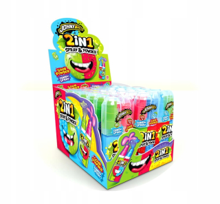 Sprej pre pery Ovocné sprej Johny Bee 2in1 24 ks x 2