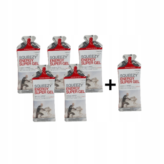 Stláčanie energie gél 5 + 1 voľný (6x 33g)
