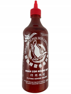 Ázijska kuchyňa - Sriracha super horúca extra ostré chilli omáčka 730 ml