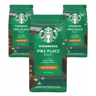 Zrnková káva - Starbucks Pike Place Pražené kávové zrná 3x 200 g