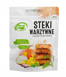 Zeleninové steaky 140g chrumkavé prírodné 12ks.