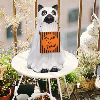 Halloween - Standy Dog/Cat Figurine uprednostňuje halloweenskú dekoráciu