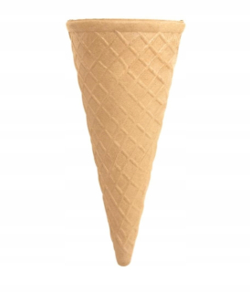 Priemerný kužeľ 575 PC oblátky pre zmrzlinu