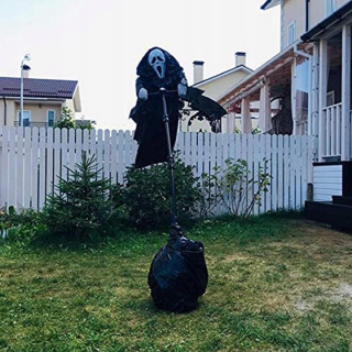 Halloween - Strach z vrabcov dekorácia záhrady pre Halloween