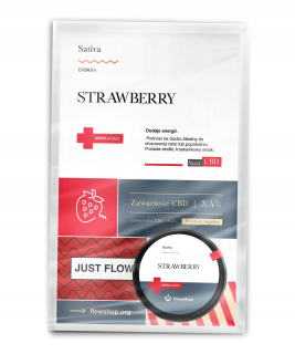 CBD - Jahoda 5g - Susz CBD - BIO zo Švajčiarska