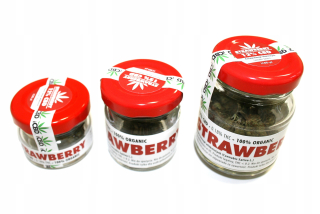 CBD - Jahody CBD 12% vysuší konope CBD, CBD kvety 2g
