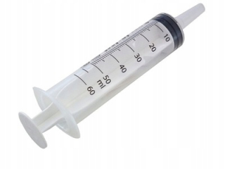 Mäsová injekčná striekačka 60 ml + 3 ihly