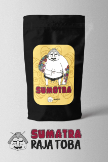 Zrnková káva -  Sumatra, RAJA TOBA 500G Espresso