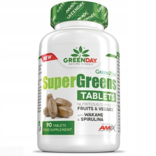 Super Greens 90 Tabs. Amix prírodné vitamíny