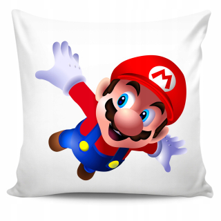 Super Mario vankúš Jasiek 40x40 darček Gadget