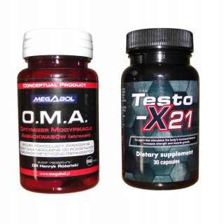 Testosterón - Super Sada OMA + TESTO - X 21+ Steroid Seroid