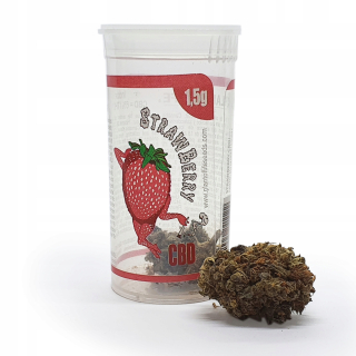 CBD - Konopný sucho 1,5 g jahôd 6% CBD POL