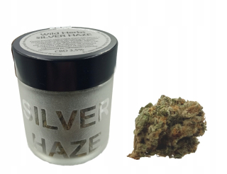 CBD - Konope vysuší striebro zákal 1g Konope CBD kvety