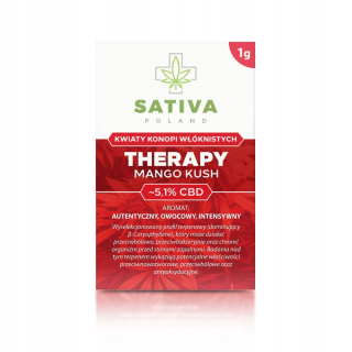 CBD - Susz MANGO Kuus ~ 5,1% CBD Therapy Sativa Poľsko 1g