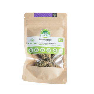 CBD - Susz konope CBD - BlackBerry 2G- Sativa Poľsko