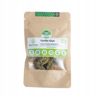 CBD - Susz konope CBD - gorila GLUE 2G- SATIVA POLAND