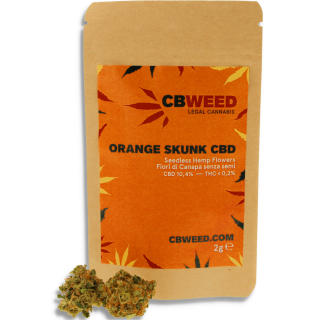 CBD - Konope sucho s CBD 10,4% Orange Skunk 2 g CBWEED