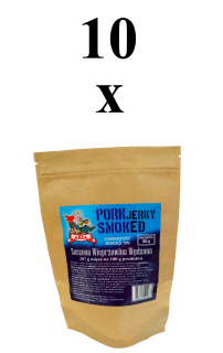 Proteín - Sušené bravčové údené, trhavé 10 ks x 50g