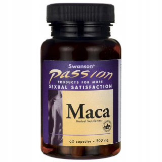 Swanson Mac 500mg - 60 čiapky.