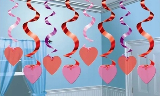 Darček na Valentína - Świders Red Hearts Ozdobil Valentín 15ks