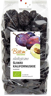 Sušené ovocie - Čerstvé sušené slivky kalifornské bio 1kg baom