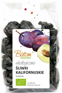 Sušené ovocie - Čerstvé sušené slivky kalifornské bio 250g