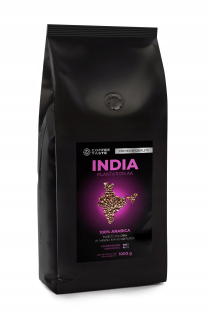 Zrnková káva - Čerstvo pražená zrnková káva INDIA 100% arabica 1kg