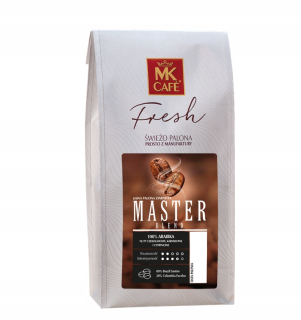 Zrnková káva -  Čerstvo pečené kávové granulárne MK Fresh Master 1KG