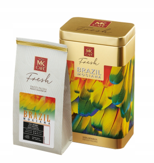 Zrnková káva -  Čerstvo pražená zrnková káva môže byť Brazília 250g