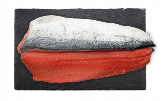 Čerstvé nórske lososové filé s kože 1.5kg