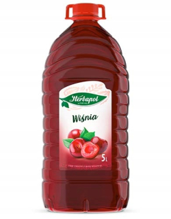 Sirup Herbapol 5L Flavors Raspberry, Jahody, Cherry