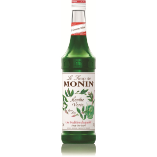 Monin GREEN MINT sirup-zelený mätový sirup 0,7 ltr