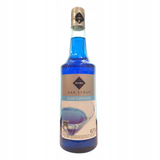 BARMAIN SYRUP. Rioba pre nápoje Blue Curacao 0.7 L