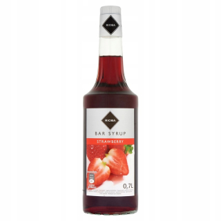 Barmanský sirup RIOBA na nápoje JAHODY 0,7 l