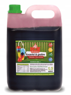 Sirup Granita 5l ČERVENÁ MALINA s hmotnosťou 6,5 kg
