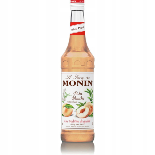 KÁVOVÝ sirup MONIN WHITE PEACH biela broskyňa